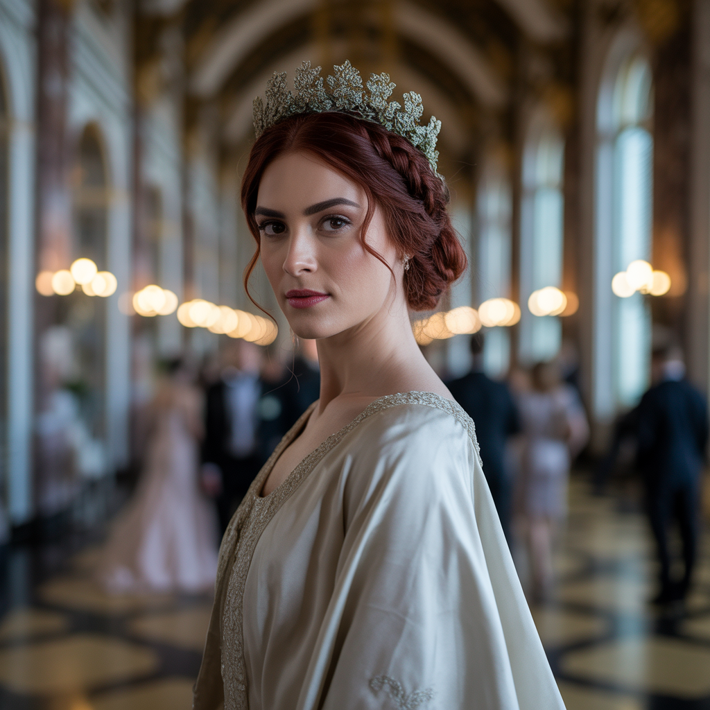 Crown Twist with Low Bun