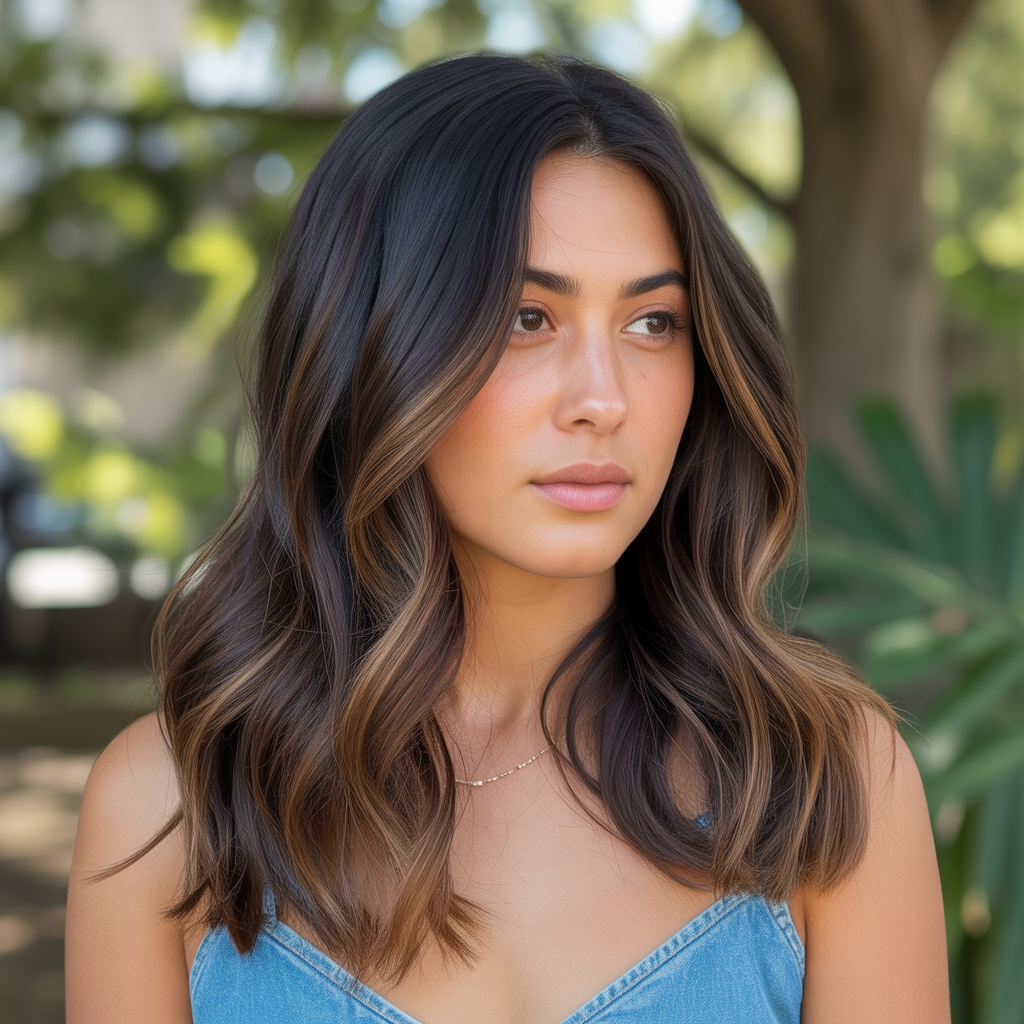 Maple Syrup Brunette Balayage