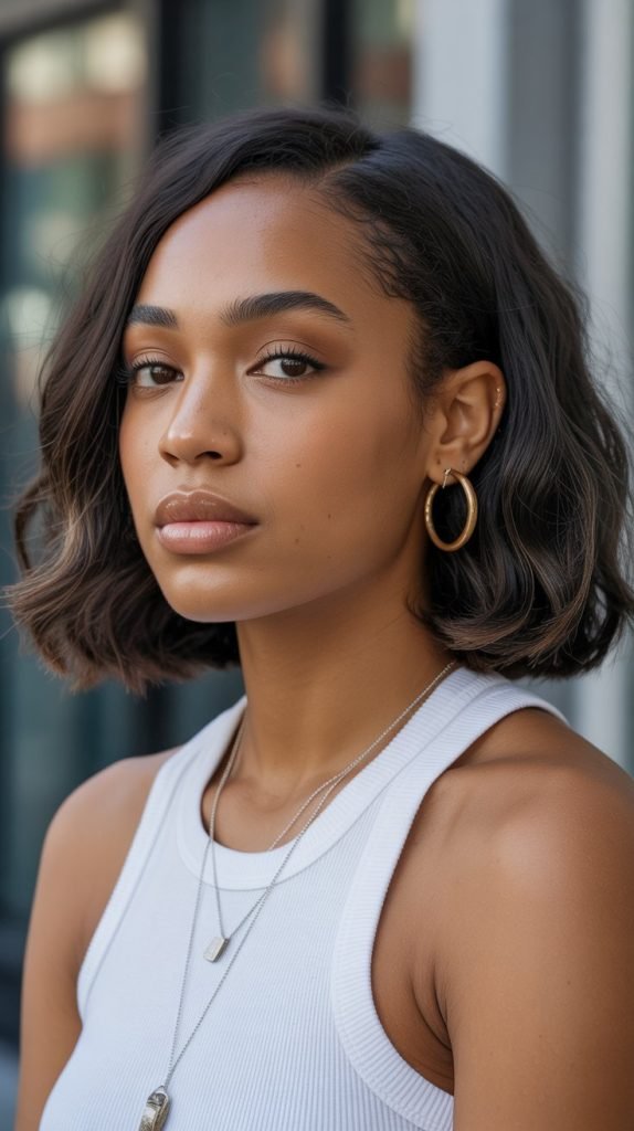 Classic Straight Ear-Length Bob