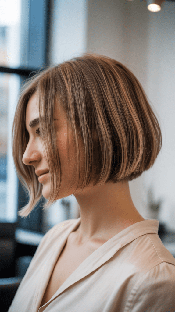 Customized Jawline Bob