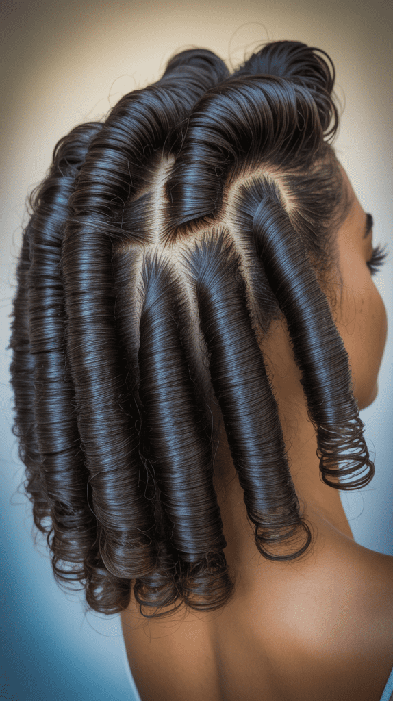 Blown Out Finger Coils