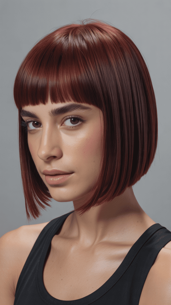 Blunt Jellyfish Cut with Internal Layering