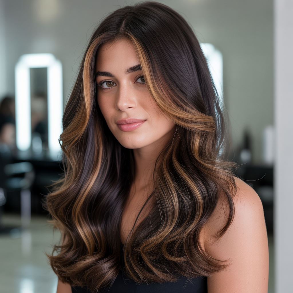 Espresso and Caramel Contrast