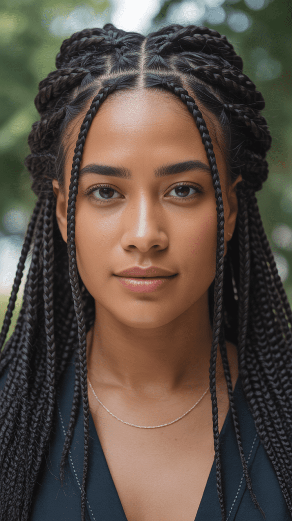 Protective Crown Braids