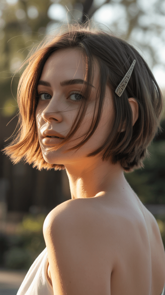 Razor-Cut Choppy Bob