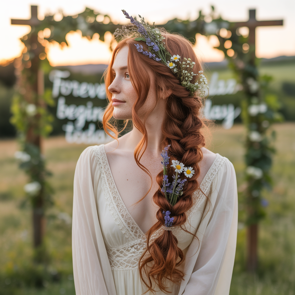 Bohemian Fishtail Side Braid