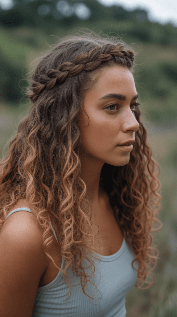 Braided Crown Styles
