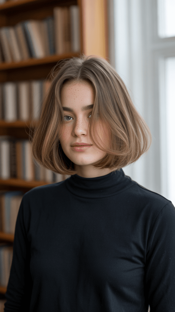 Layered French Bob for Volume