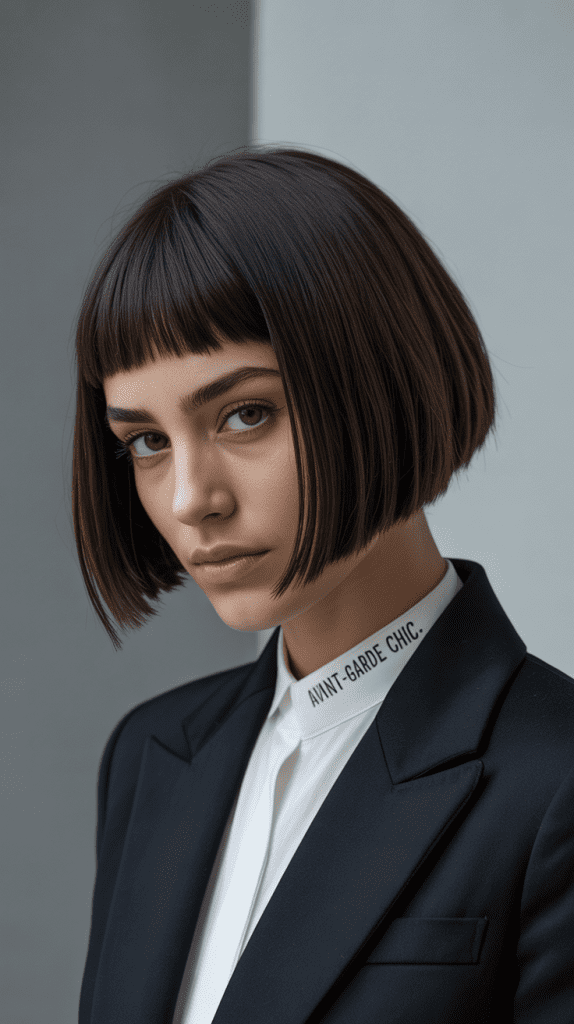 French Bob with Micro Bangs