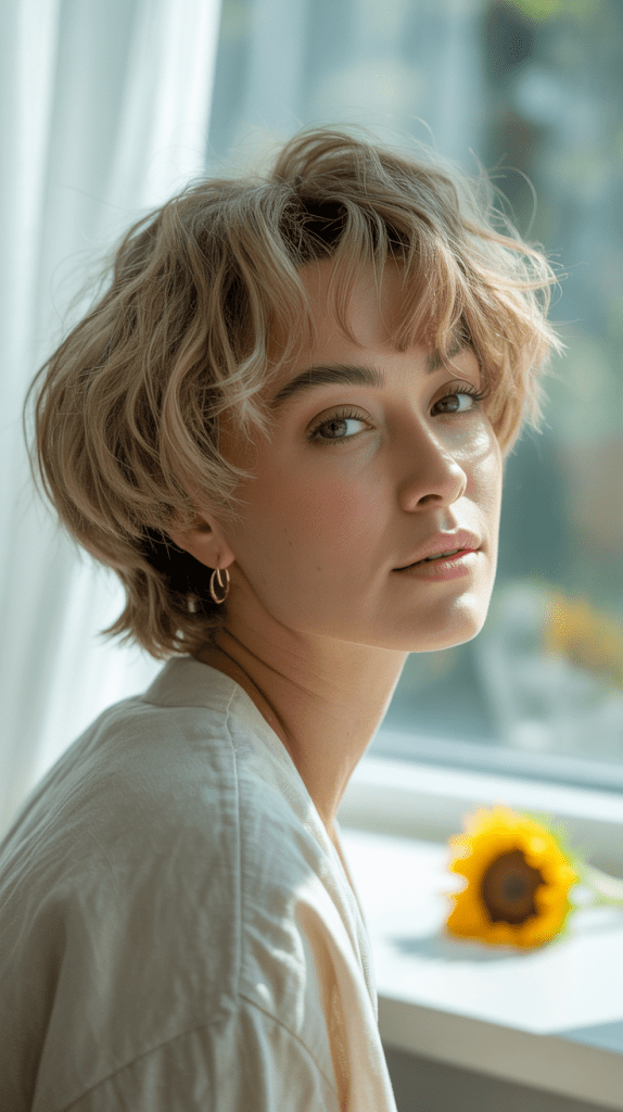 The Tousled Messy Bob