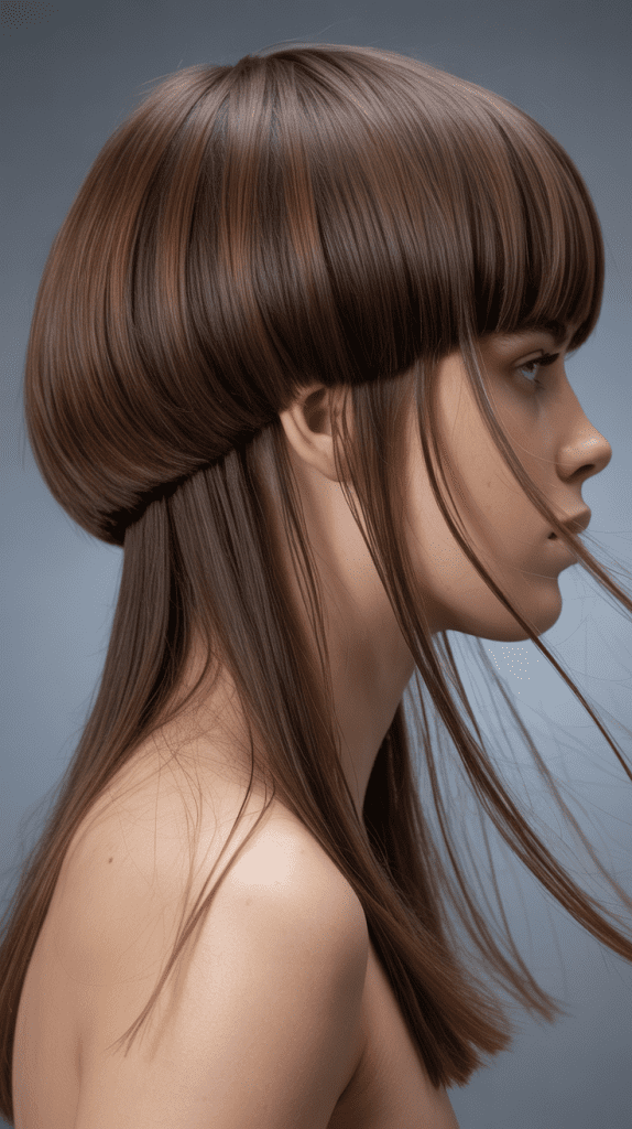 Jellyfish Cut with Underlayer Texture