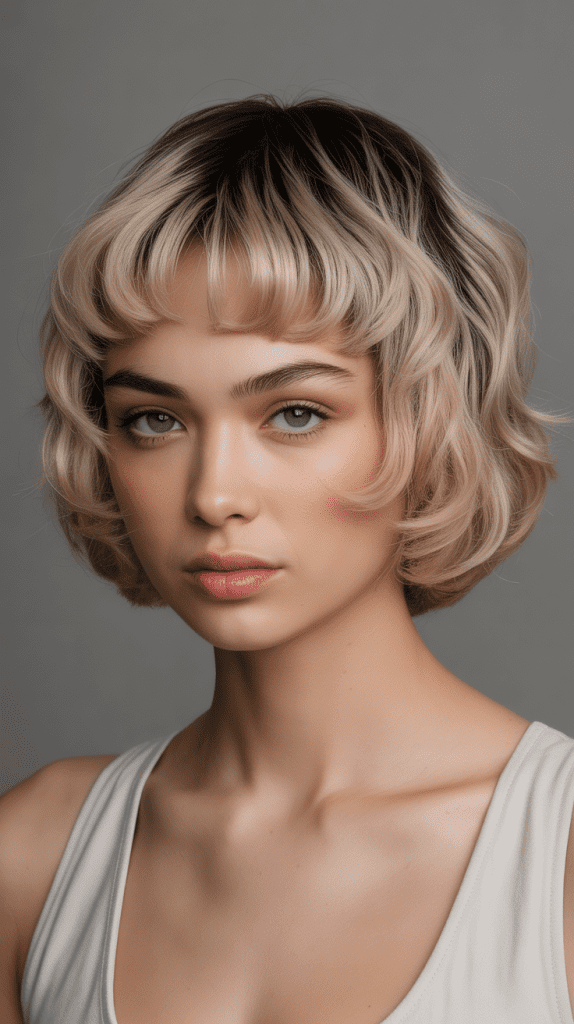 Stacked Bob with Micro Fringe