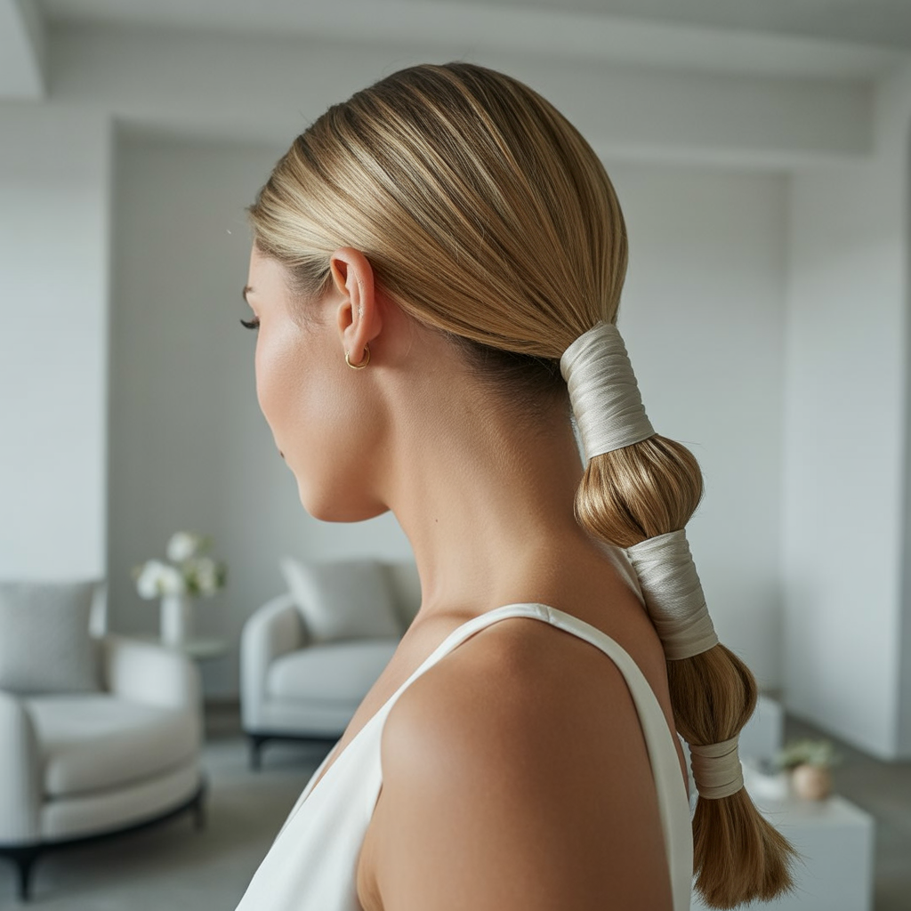 Low Ponytail Updo