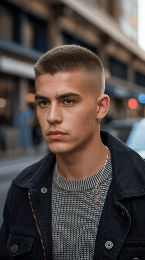 The Crew Cut with Fade