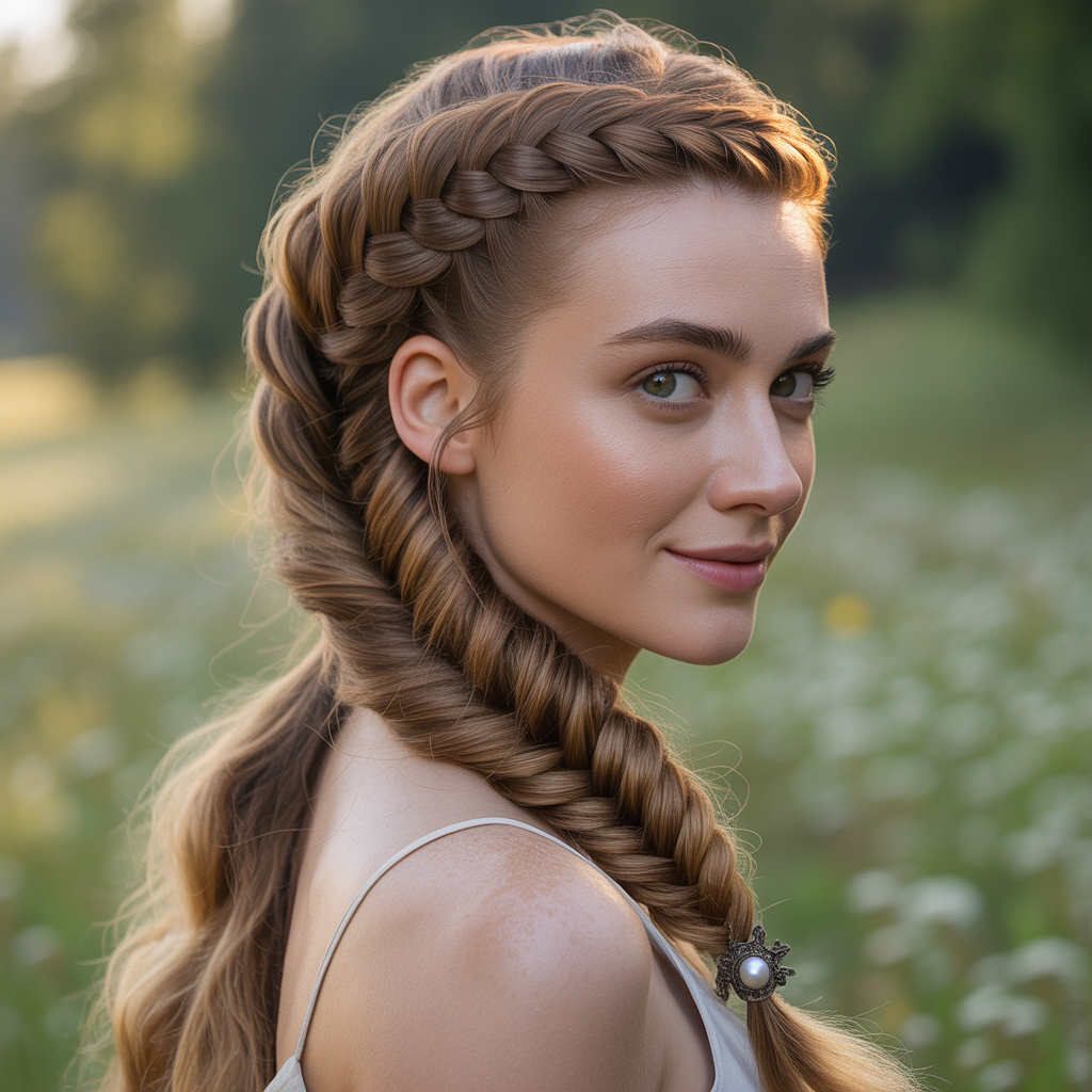 Fishtail Braid Ponytail