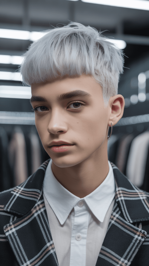 Platinum Jellyfish with Cool Tones