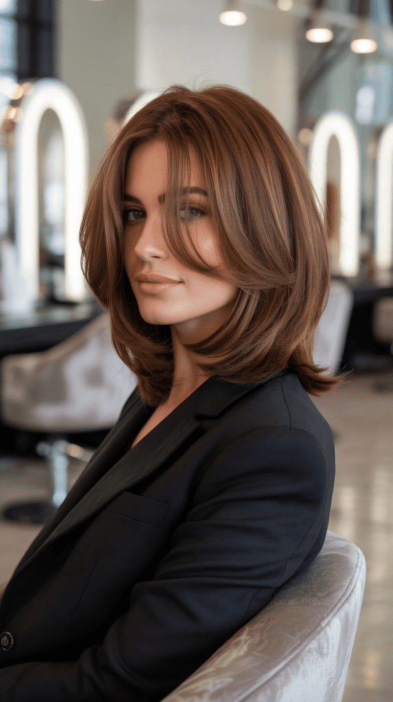 Choppy Layered Angled Bob