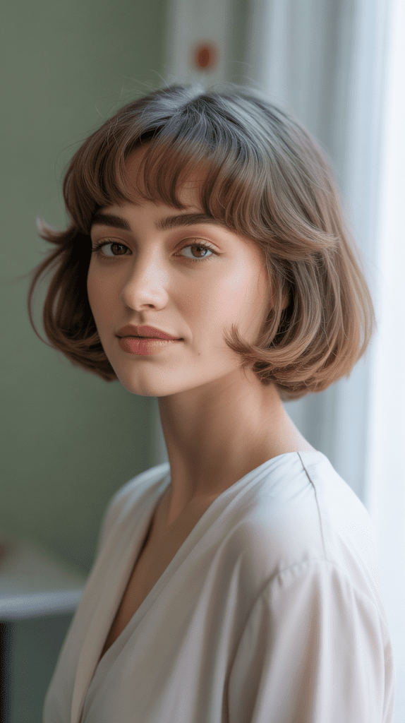 Rounded French Bob