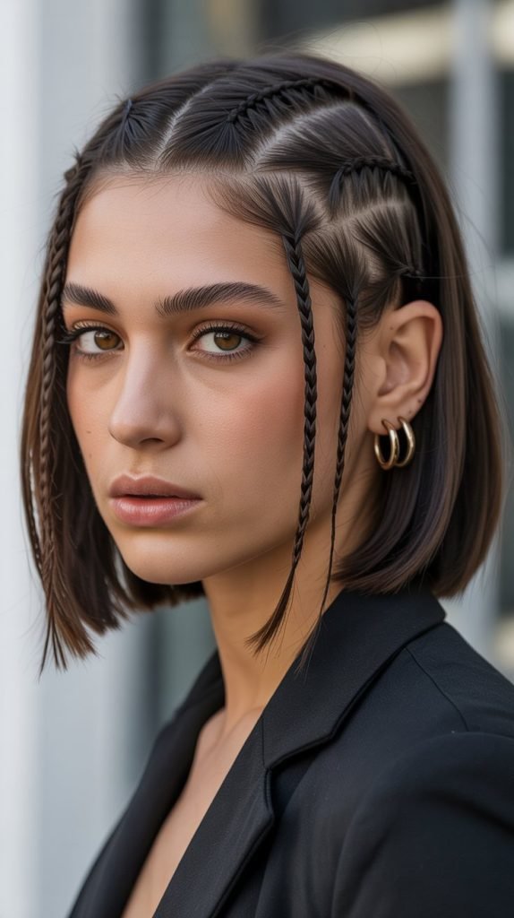  Chunky French Braid Bob