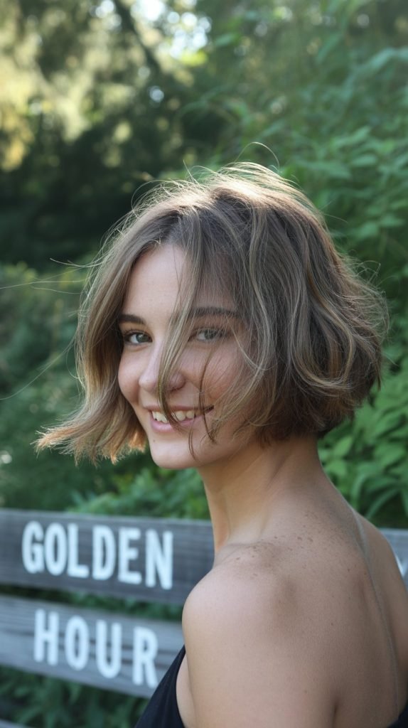 Shaggy Layered Bob with Tousled Texture