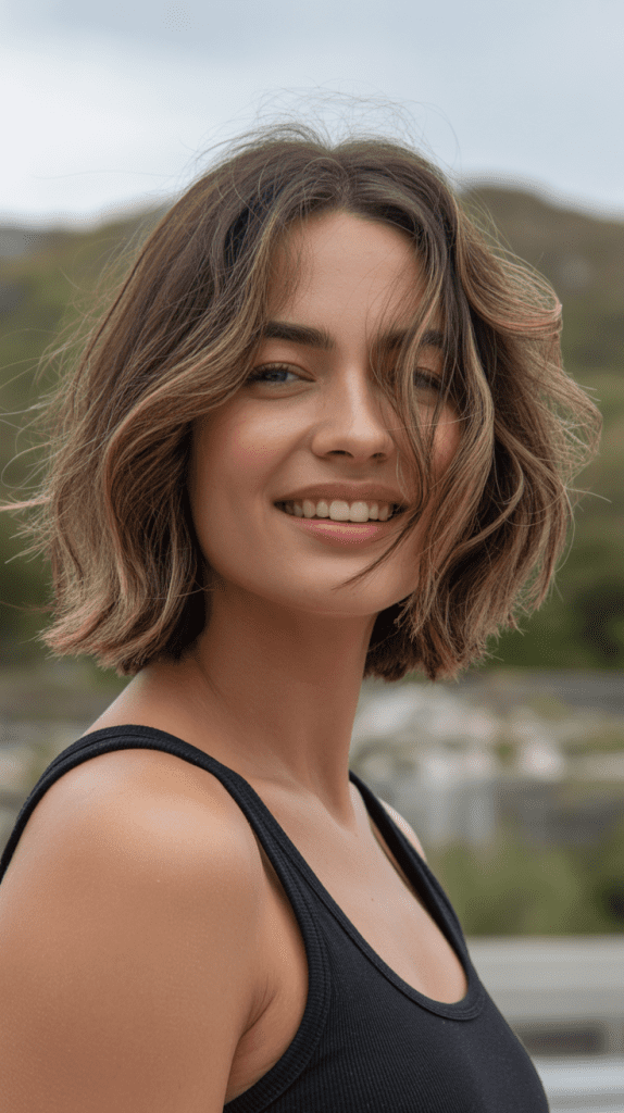 Tousled Bob with Bedhead Texture