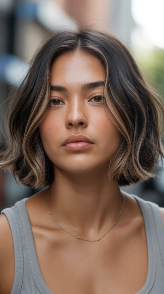 16. Voluminous Chin Bob