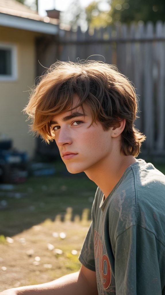 Messy Bed-Head Mullet