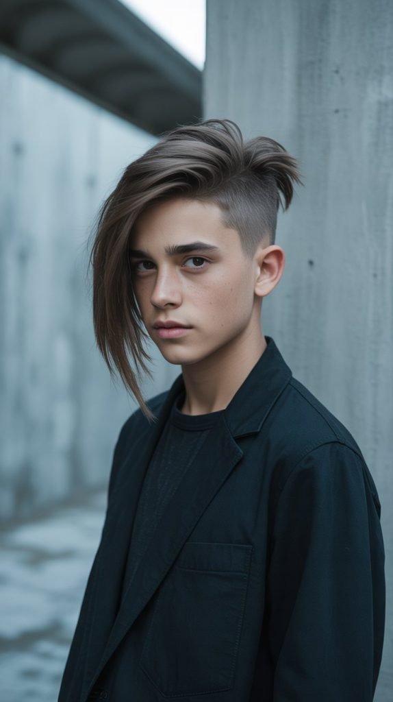  Asymmetrical Long Hair