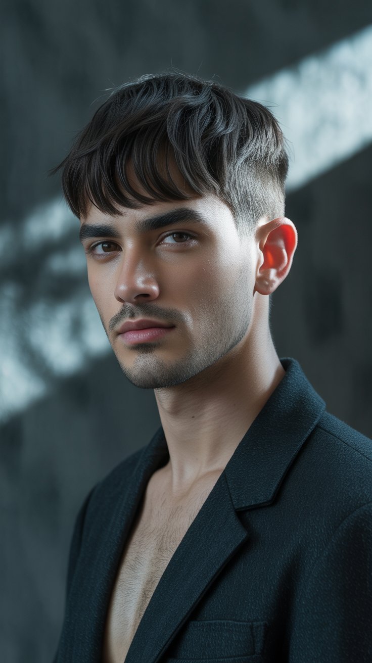 Jellyfish Cut with Face-Framing Bangs