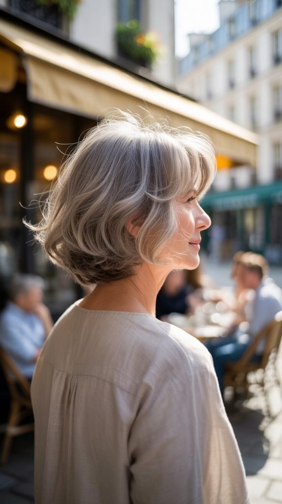 Layered Bob with Wispy Ends