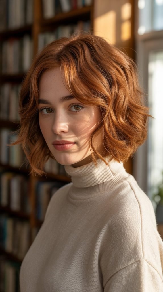  Textured Chin-Length Bob with Soft Layers