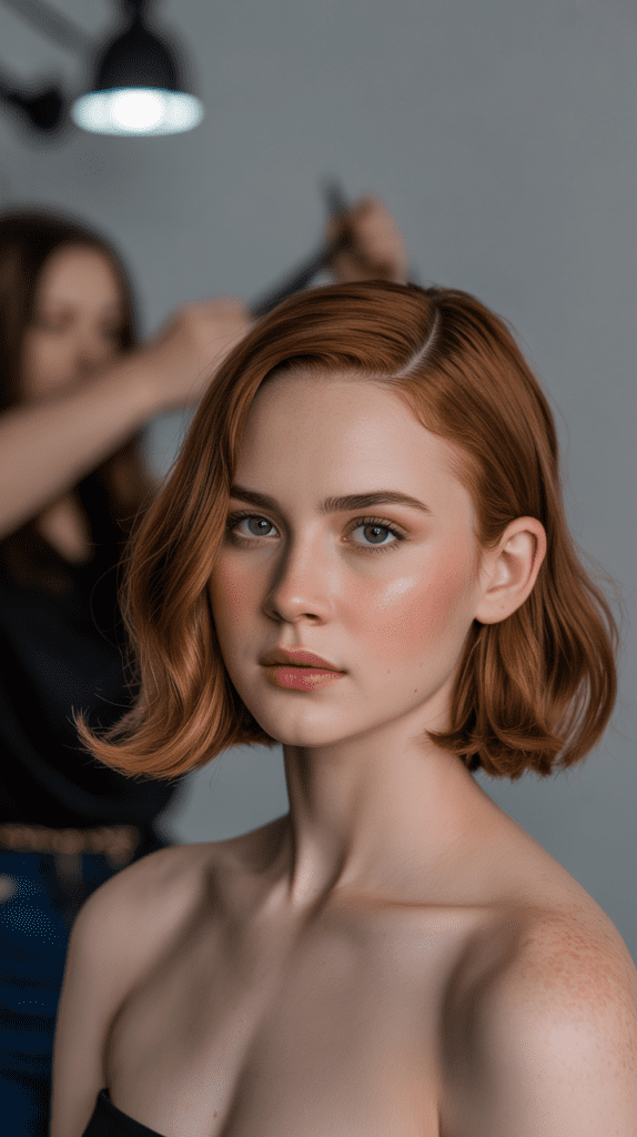 Ear-Length Bob Photography Tips