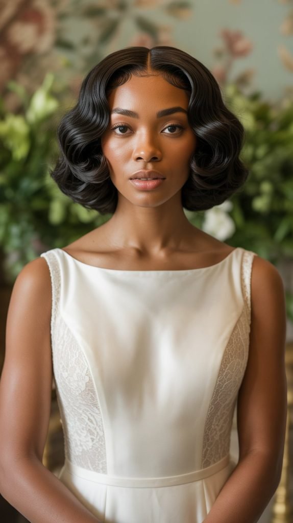 Precision Bob with Middle Part