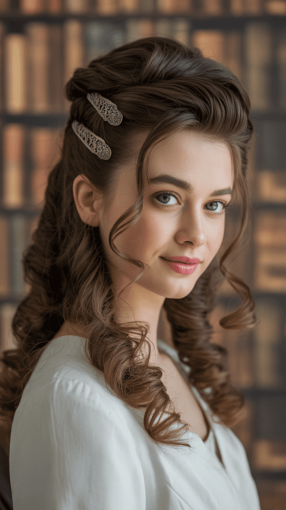 Twisted Half-Up Style