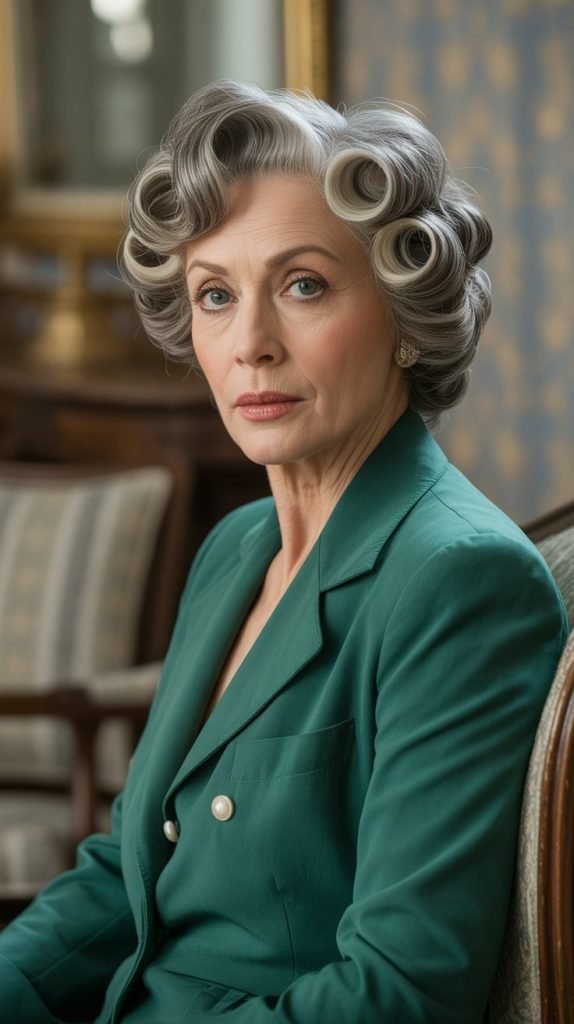 Pin Curl Revival Style