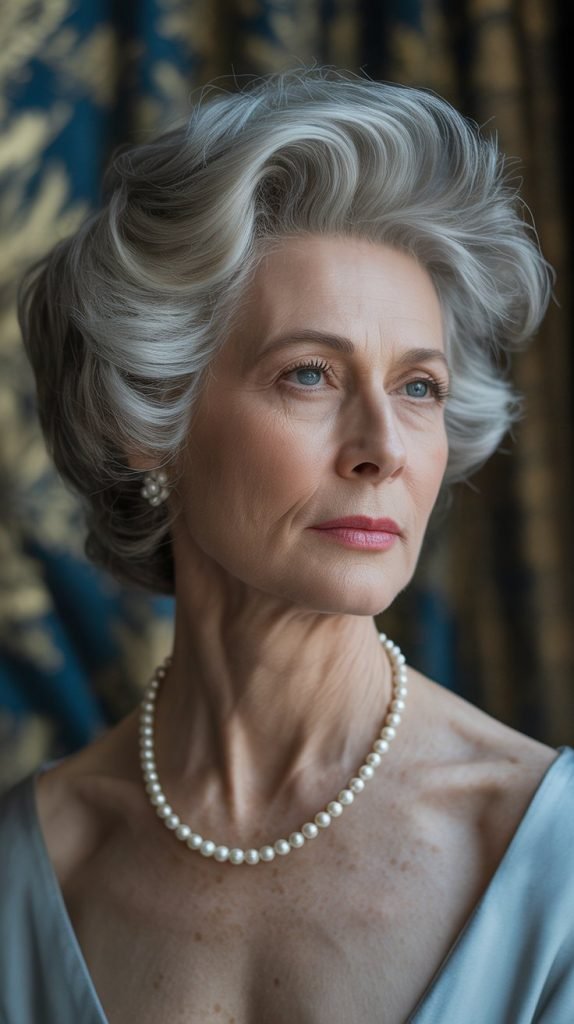 Swept-Back Style with Volume