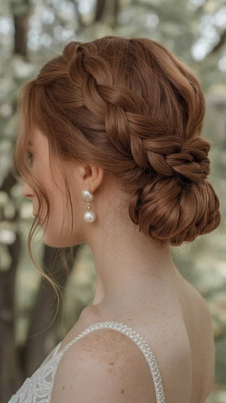 Braided Low Bun