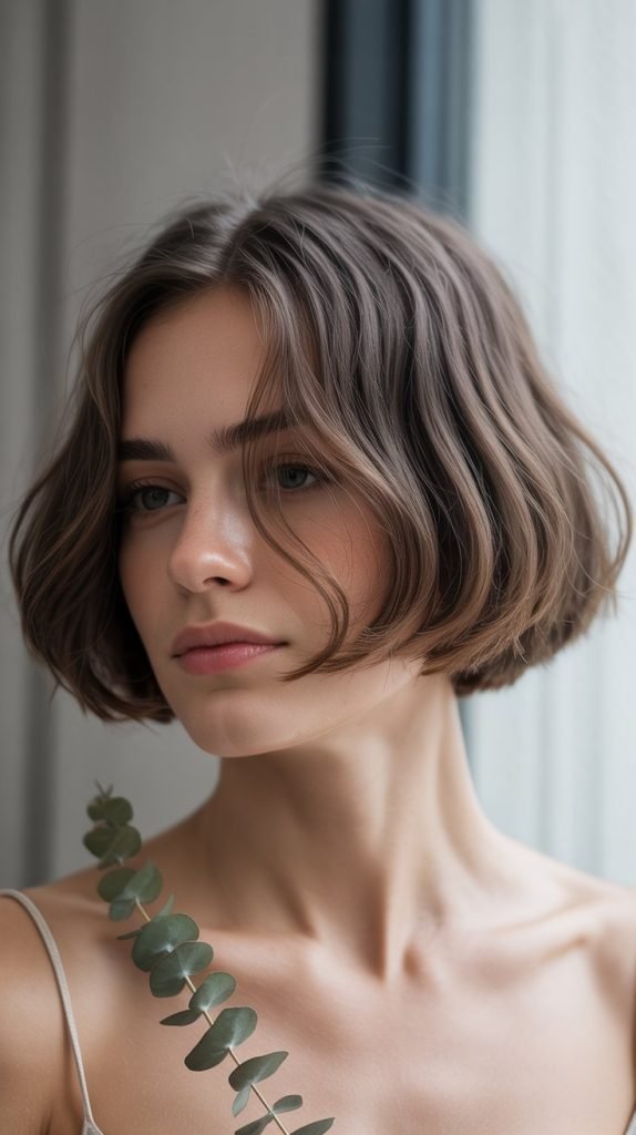 . Razor-Cut Ear-Length Bob