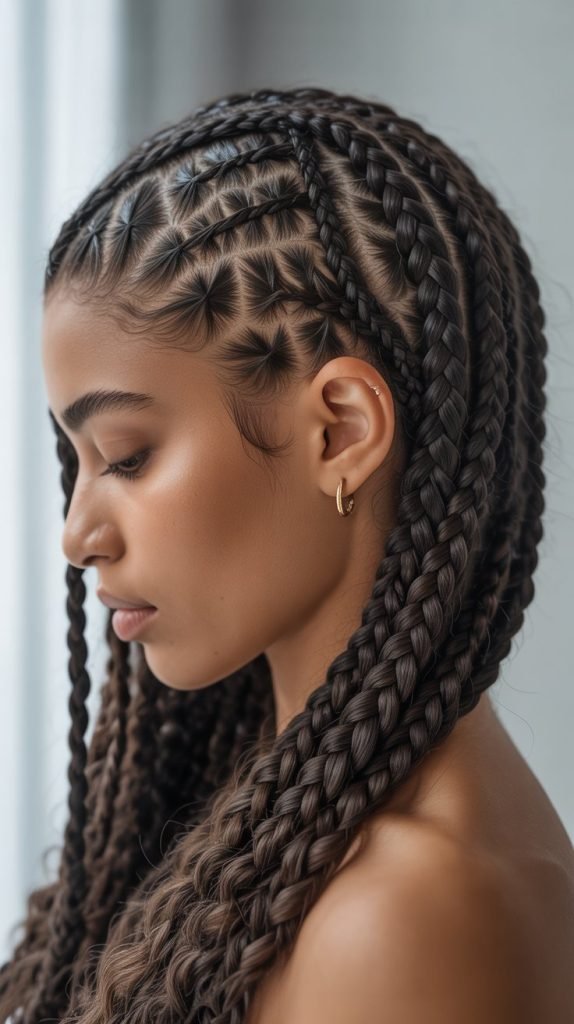  Low Tension Basket Weave Braids