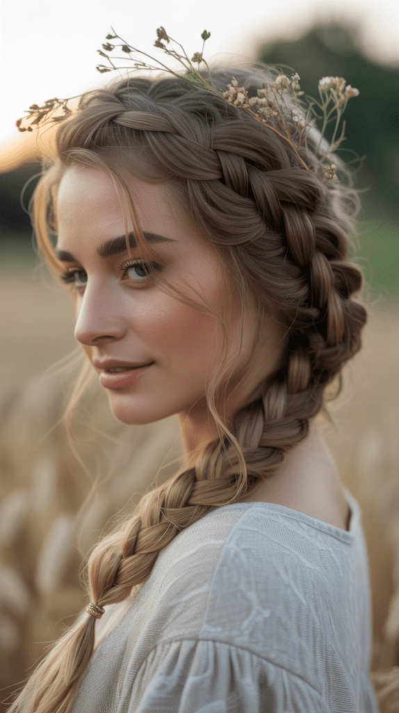 Bohemian Braided Updo