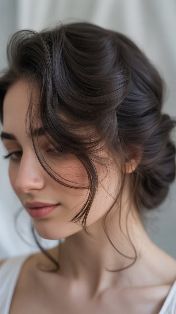 The Twisted Low Updo