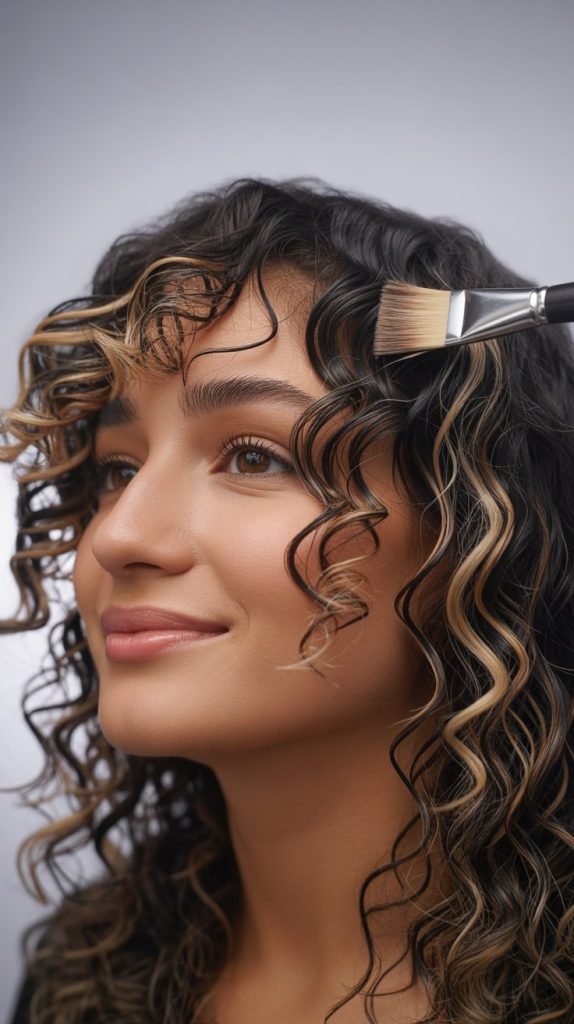  Pintura Highlighting for Curly Hair