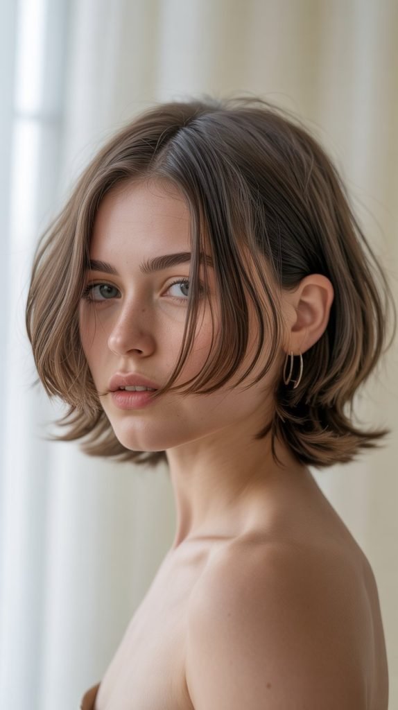 . Ear-Length Shag Bob