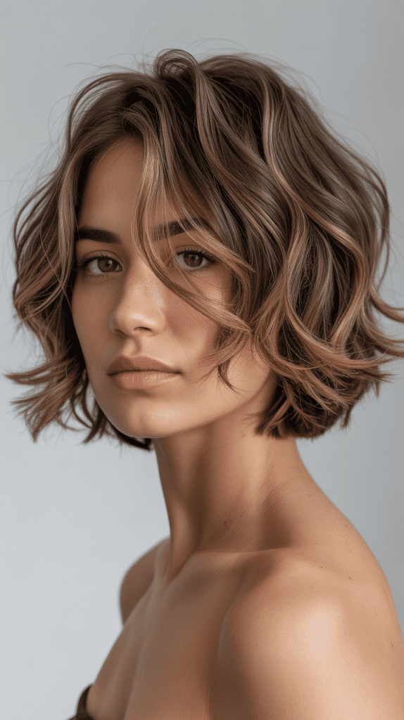 Layered French Bob with Texture