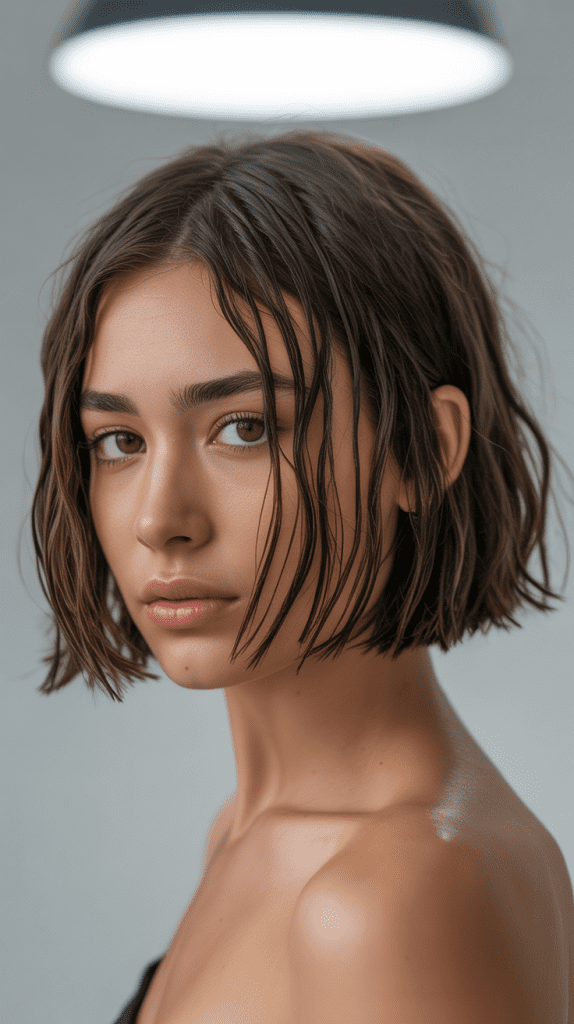 Piece-y Layered French Bob