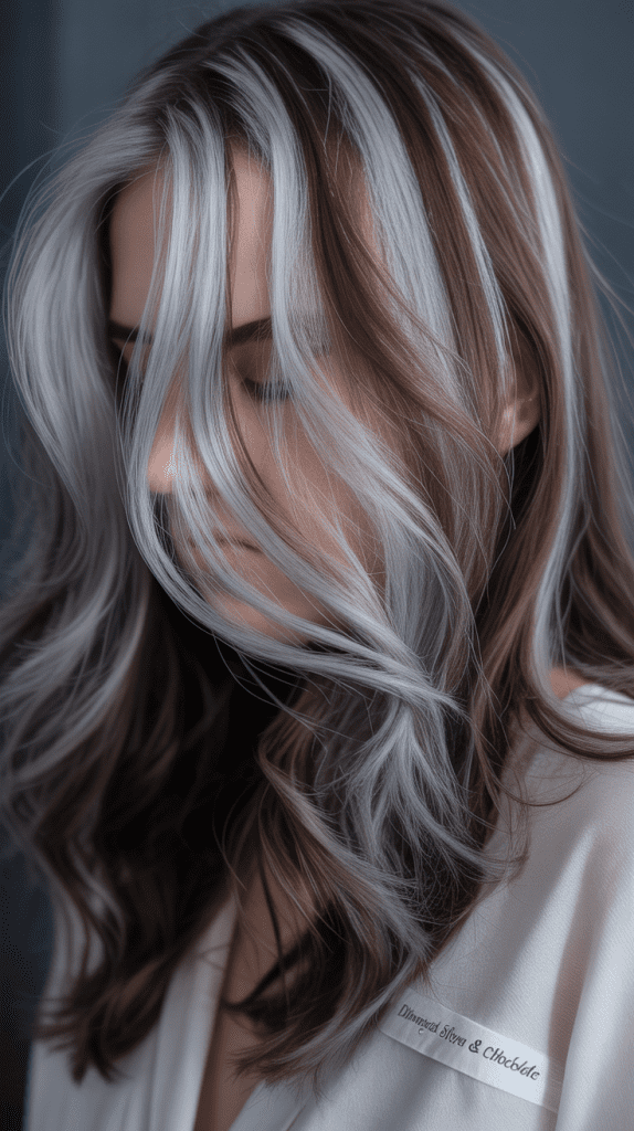 Deep Chocolate Brown Lowlights