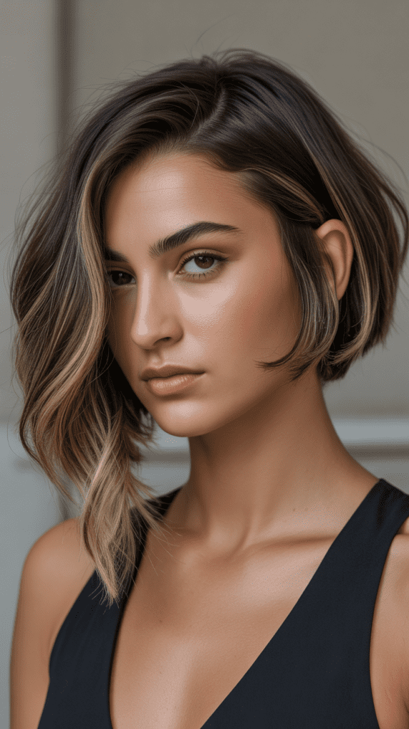 Asymmetrical Chin Bob