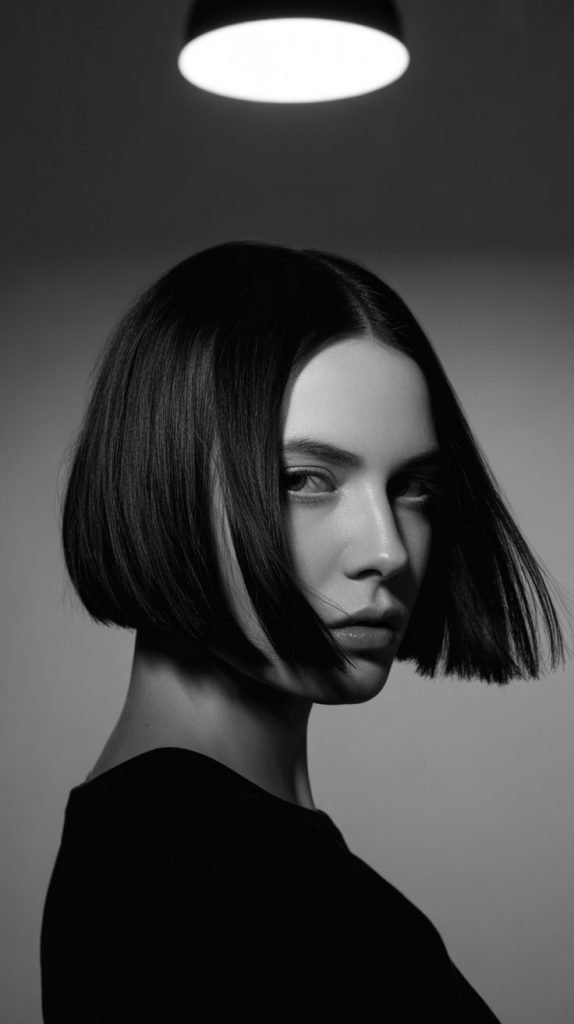 Blunt Cut Ear-Length Bob