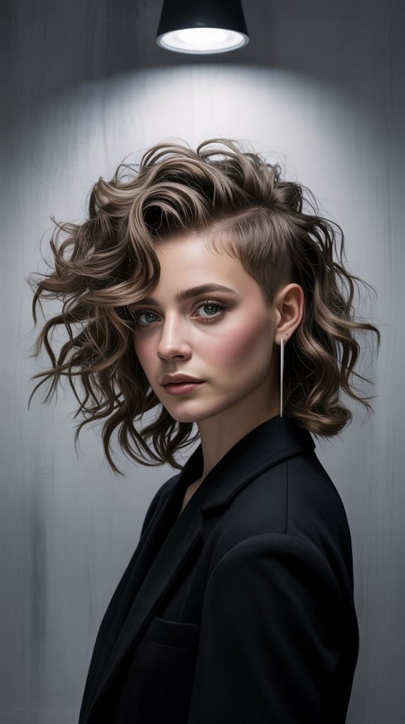 Curly Shattered Layers with Choppy Ends