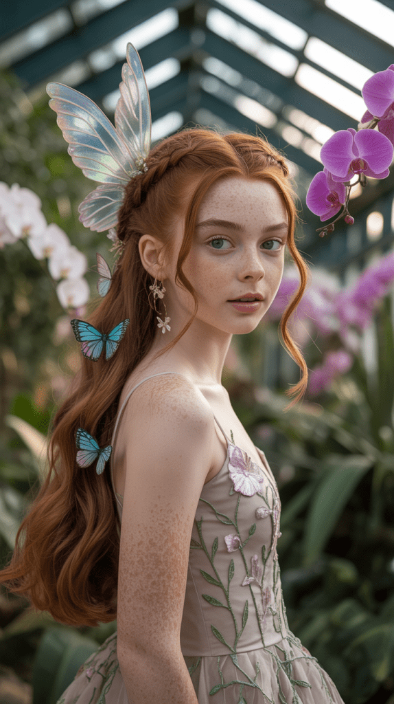 Half-Up Butterfly Braid